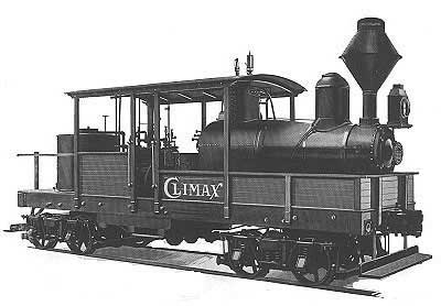 Class A Climax with taper shell boiler