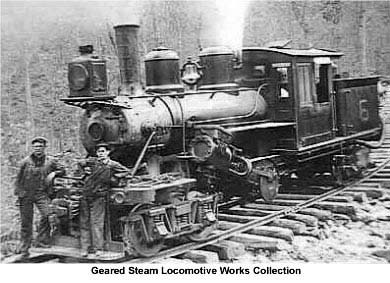 Climax Locomotive Shop Number 496