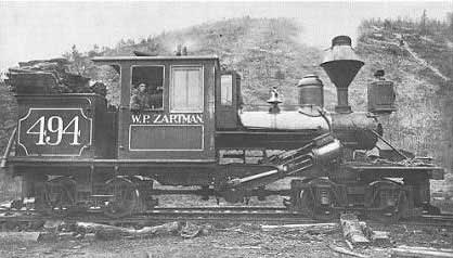 20 ton Class B Climax with tee-boiler